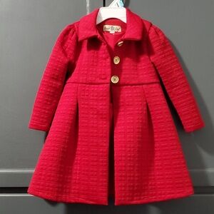 Red toddler dress